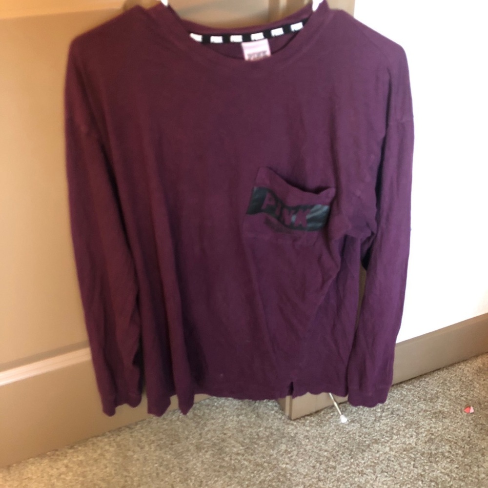 PINK Maroon long sleeve